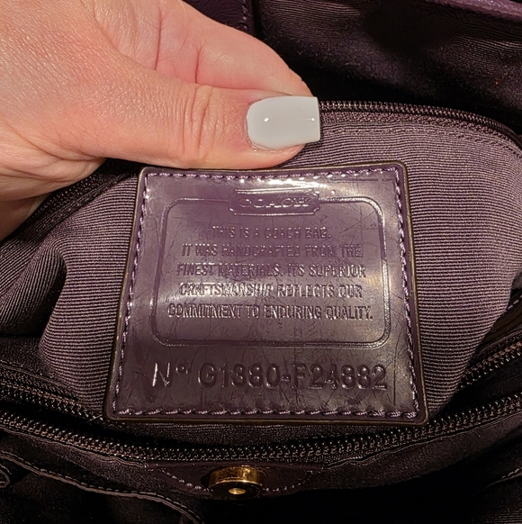 Coach Signature Python Print Carryall - Picture 11 of 12